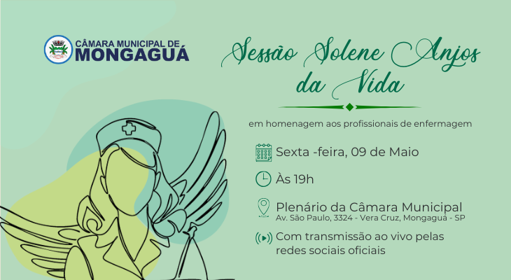 Sessão Solene homenageia profissionais de enfermagem com o certificado Anjos da Vida
