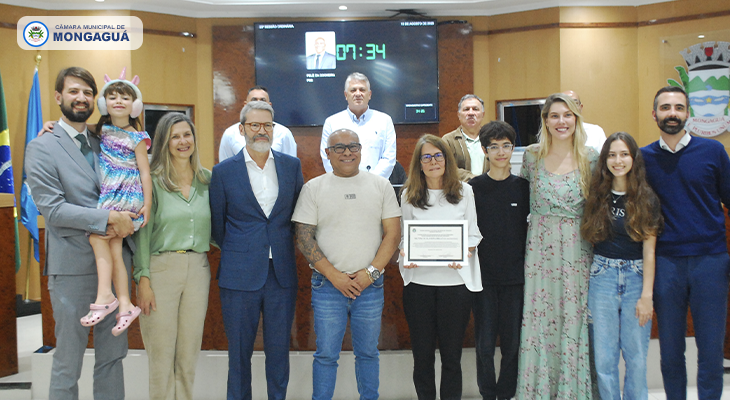 Câmara de Mongaguá homenageia Nilton de Oliveira Mello em seu centenário