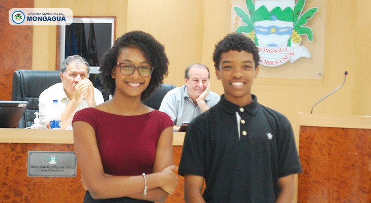 Legislativo homenageia jovens talentos da dança de Mongaguá: Mateus e Mikaely recebe Moção de Aplauso