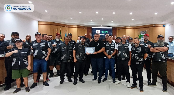 Moção de Aplauso reconhece atuação social do Insanos Moto Clube – Divisão Mongaguá